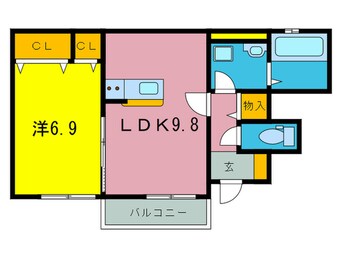 間取図 デュラ・カーサ　ラセーヌ