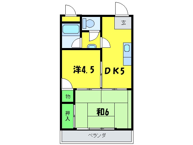 間取り図 大浜ＴＫハイツ