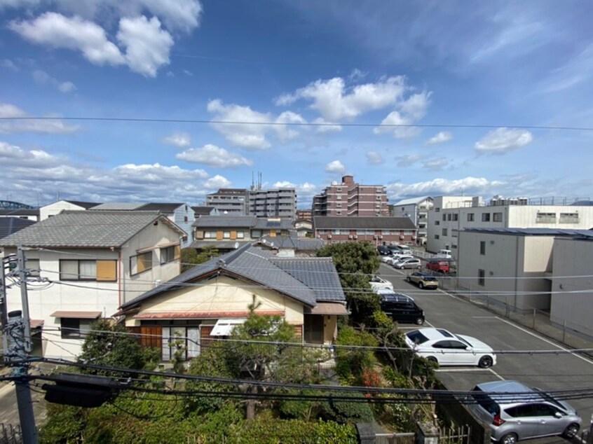 室内からの展望 タケトミ観月橋