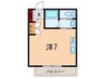 アンフィニ坂口通 1Rの間取り