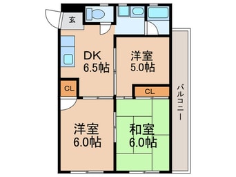 間取図 クラッシオ鍵本