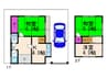 古井貸家 3Kの間取り