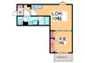F+style西大塚 1LDKの間取り