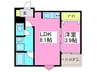 F+style西大塚 1LDKの間取り
