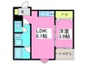 F+style西大塚 1LDKの間取り