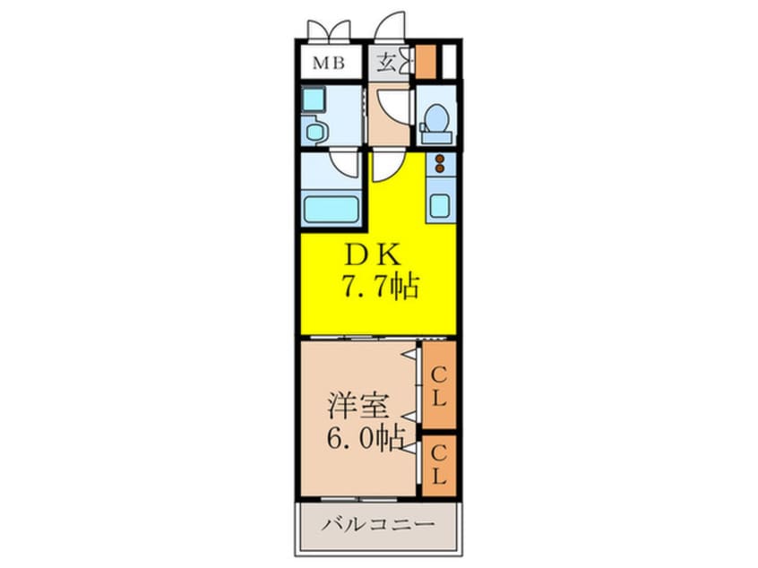間取図 フィ－ルドライト新大阪