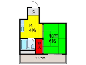 間取図 ベルメゾン・Ｍ