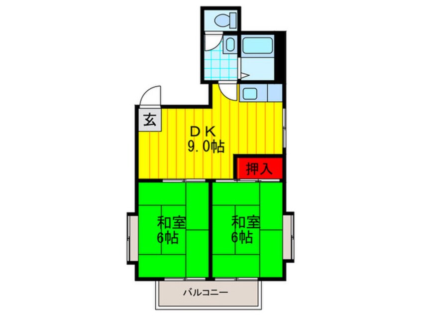 間取図 ベルメゾン・Ｍ