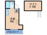 TWINS　EAST 1Rの間取り