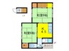 阪本ハイツ 2Kの間取り