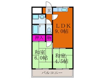 間取図 オ－クマンション