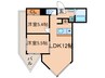 サンフロ－ラ丸太町 2LDKの間取り