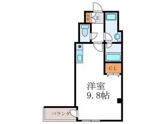 間取図 サンフロ－ラ丸太町