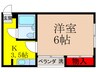 ウィンライフ池田 1Kの間取り