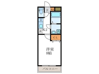 間取図 アトラス一乗寺