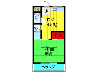 間取図 プレアール古川橋Ⅲ