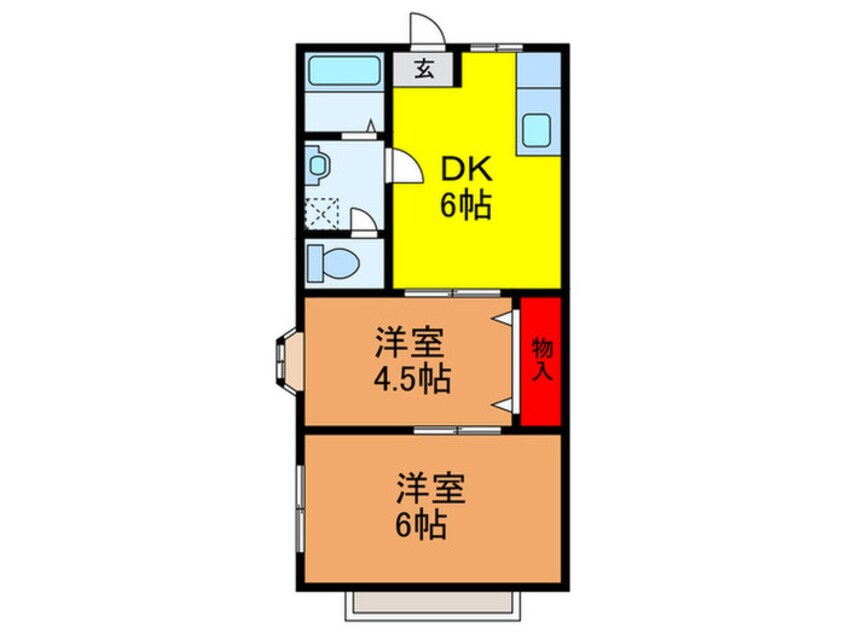 間取図 ツルミハイツ