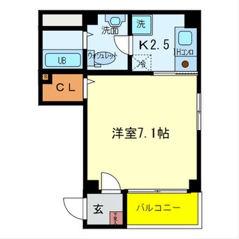 間取図 ﾒｿﾞﾝ・ﾄﾞ・ｳﾞｨﾚ武庫川