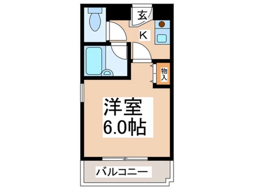 間取図 シャルマンフジ貝塚弐番館