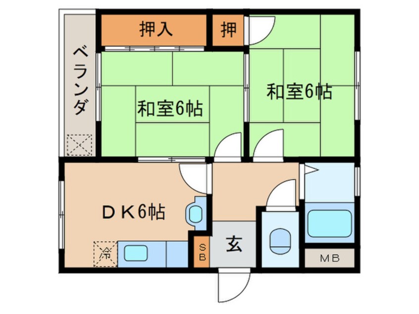 間取図 八代マンション