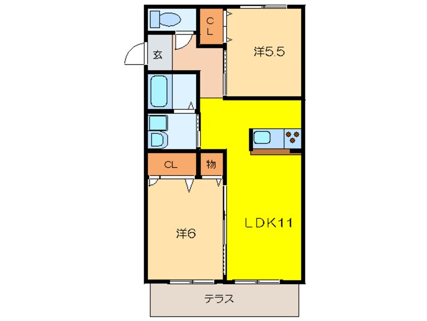 間取図 ノア－ジュⅡ