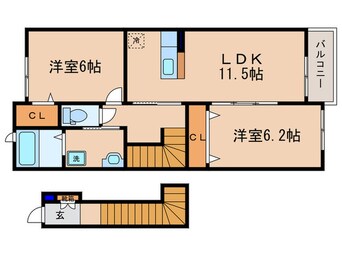 間取図 テイク・ヴィレッジ