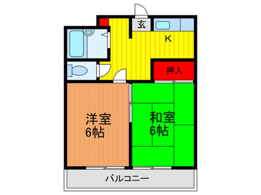 間取図 コ－ポラスフォ－シ－ズン