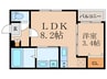 m-cocoru 1LDKの間取り