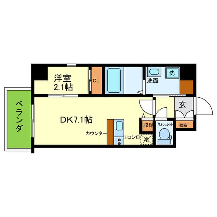間取り図 ONLYONE伊丹千僧