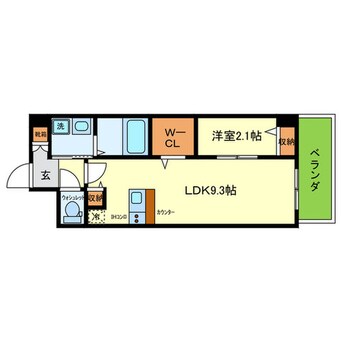 間取図 ONLYONE伊丹千僧