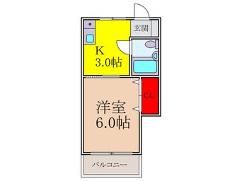 間取図 プチメゾン高瀬
