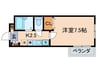 ハイツ　メイトク 1Kの間取り