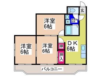 間取図 第２岡本ハイツ