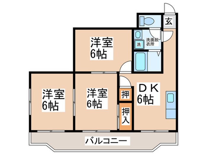 間取り図 第２岡本ハイツ