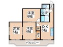 第２岡本ハイツの間取図
