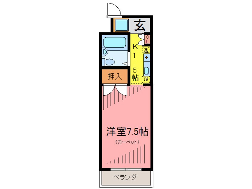 間取図 インテルコート池田