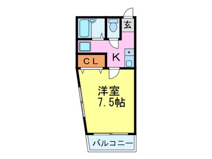 間取図 ルミエール山手
