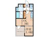 VINA山科WEST 1DKの間取り