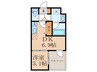 VINA山科WEST 1DKの間取り