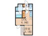 VINA山科WEST 1DKの間取り