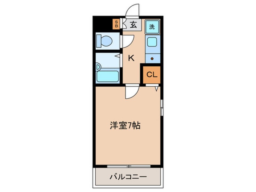 間取図 ハ－トフル野中Ⅱ