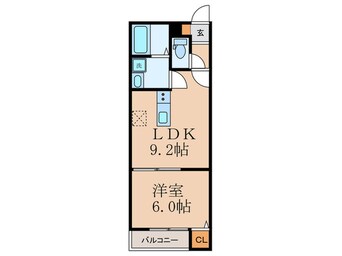 間取図 プルミエール椥辻