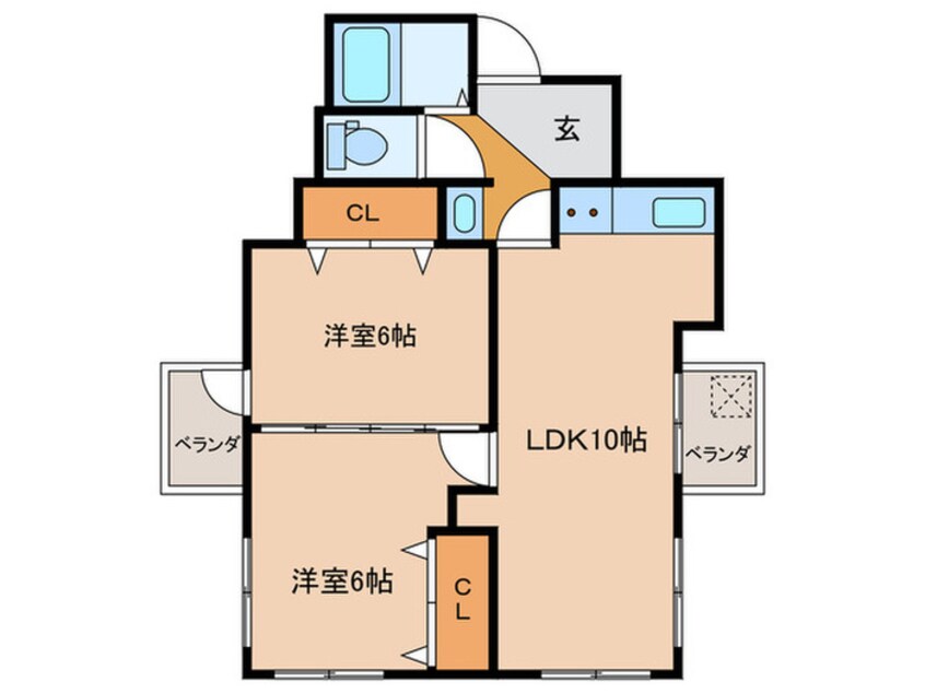 間取図 阪神甲子園住宅