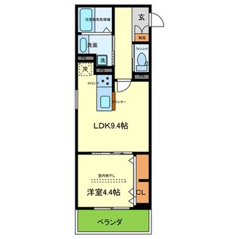 間取図 アリビオウエスト