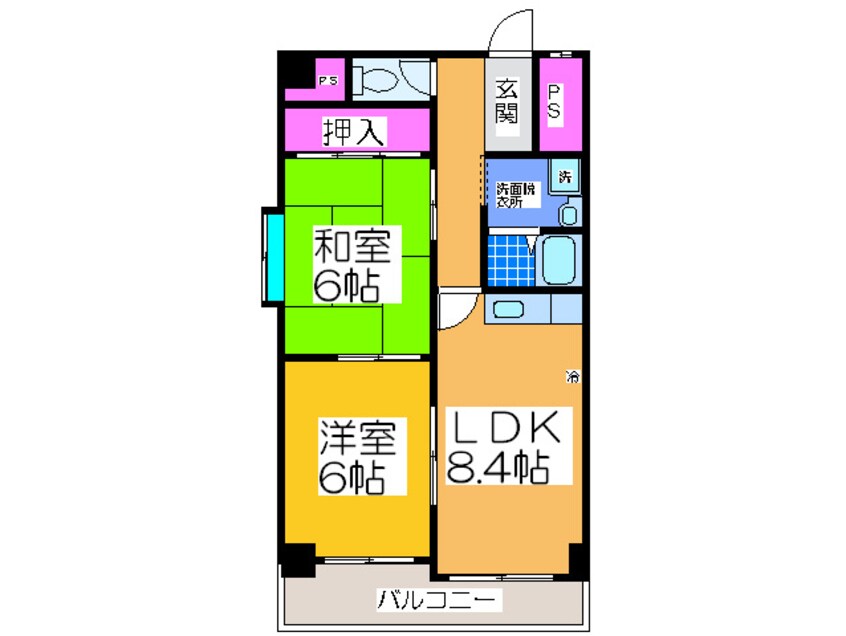 間取図 セントポーリア アビコ