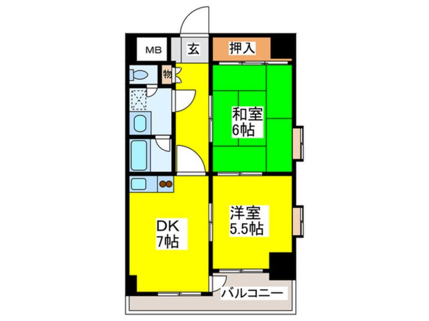 間取図 セントポーリア アビコ