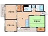 丸吉マンション 3Kの間取り