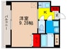 ラ・ソワ枚方新町 1Kの間取り