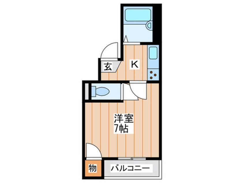 間取図 フリーディオ春日町