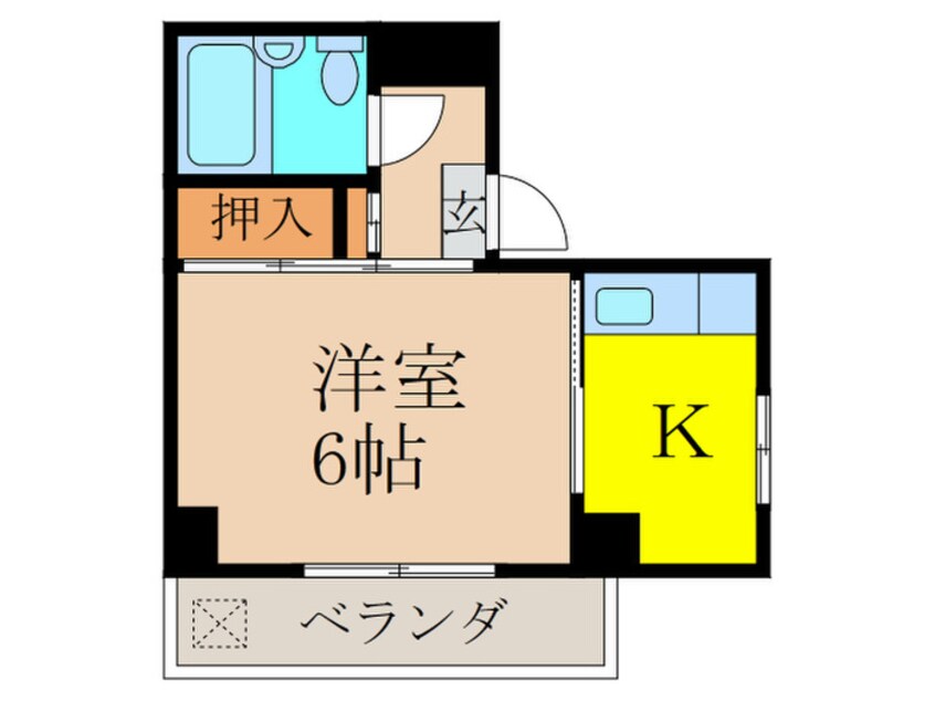 間取図 コンフォ－ト住吉